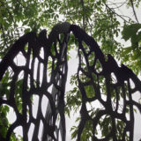 Ландшафтная скульптура из металла и стали «Листья 5» (3)