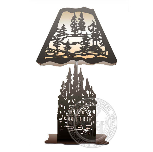 Настольные лампы в стиле кантри "Домик в лесу"