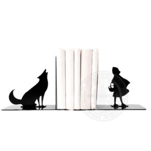 Подставка для книг Волк и девочка