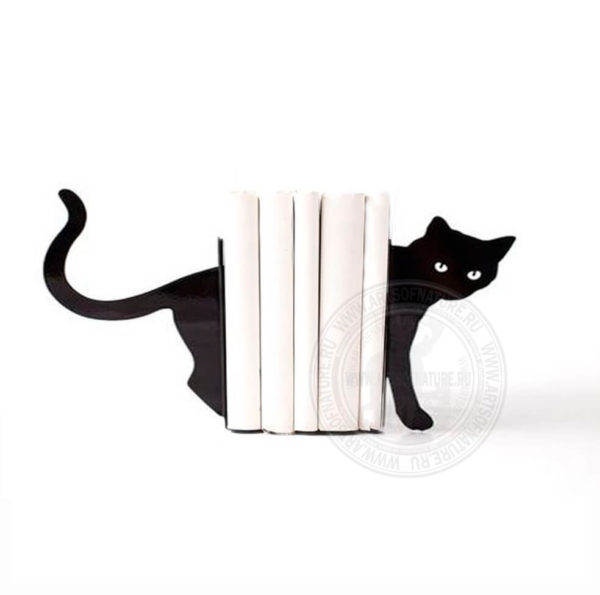 Подставка для книг Кошка