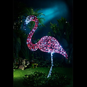 Скульптура с подсветкой "Фламиго 1"