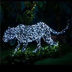 Скульптура с подсветкой "Пантера"