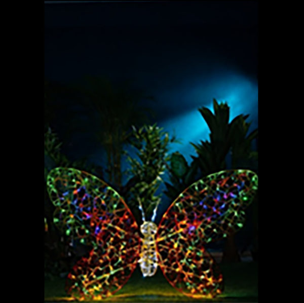 Скульптура с подсветкой "Бабочка"