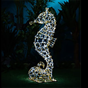 Скульптура с подсветкой "Морской конек"