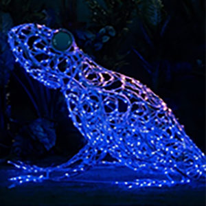 Скульптура с подсветкой "Лягушка"