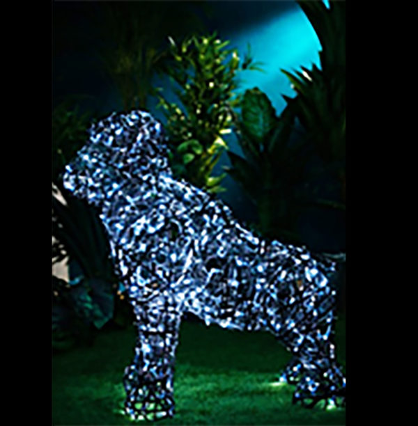 Скульптура с подсветкой "Орангутанг"