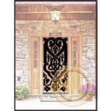 Накладка на дверь Орнамент (3)