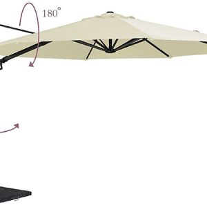Зонт круглый на консоли (d 350см) (1)